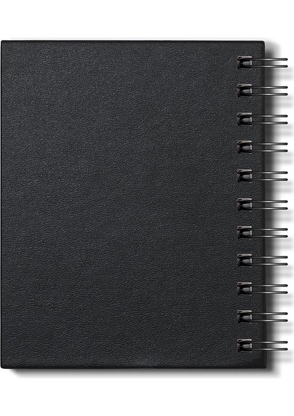 Eskiz Çizim Bloknotu Spiralli Siyah Hafif Dokulu 170GR 50 Sayfa A6 10,5X14,8CM fırsatları