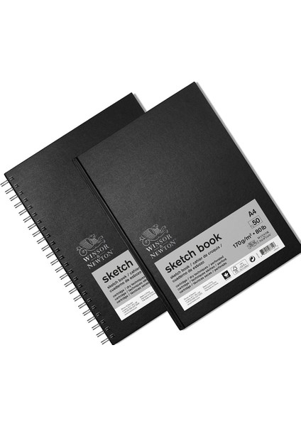 Eskiz Çizim Bloknotu Sert Ciltli Siyah Hafif Dokulu 170GR 50 Sayfa A5 14.8X21CM modelleri