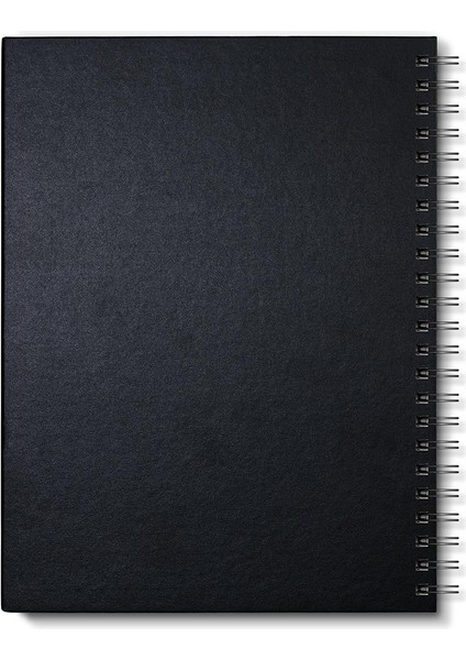 Eskiz Çizim Bloknotu Spiralli Siyah Hafif Dokulu 110GR 80 Sayfa A4 21X29.7CM fırsatları