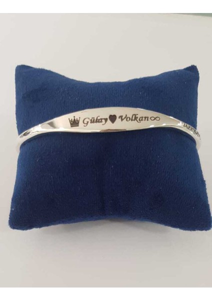 Kişiye Özel Eş ve Çocuklarınızın Isim ve Önemli Tarihlerin Yazıldığı 925 Ayar Gümüş Bileklik