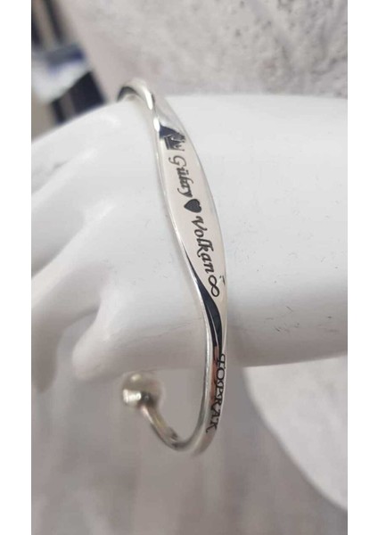 Kişiye Özel Eş ve Çocuklarınızın Isim ve Önemli Tarihlerin Yazıldığı 925 Ayar Gümüş Bileklik indirimleri