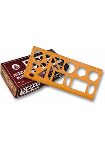 Yayınları Geometrik Şablon Cetvel KOD:040