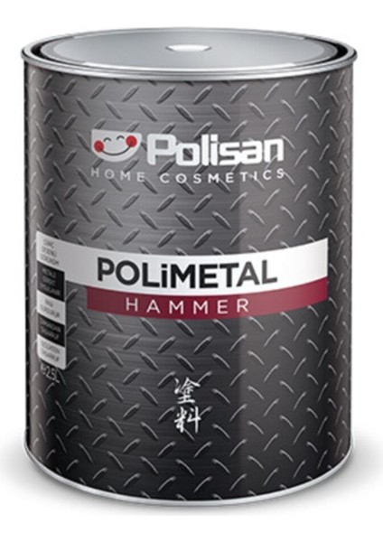 EKS Ticaret Polisan Polimetal Hammer Gümüş 2,5 Lt