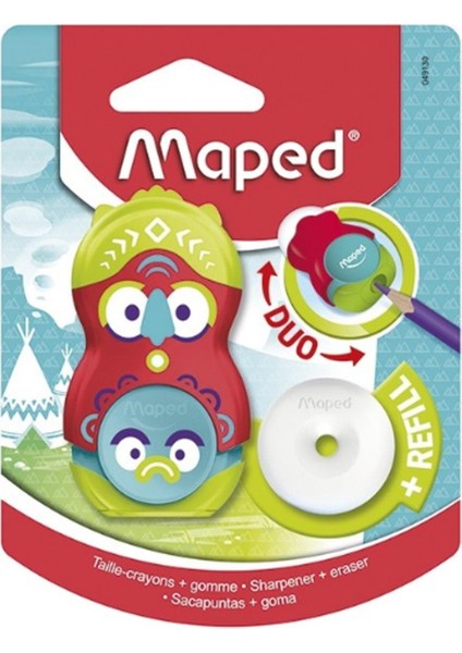 EKS Ticaret Maped Loopy Fancy Tekli Silgili Kalemtıraş (049131)