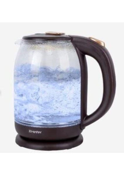 LED Işıklı Cam Kettle Renk Değiştiren Su Isıtıcı