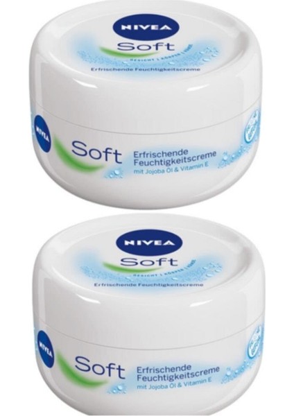 Body Soft Nemlendirici Bakım Kremi 2 Adet 200 ml Nıvea 200 ml