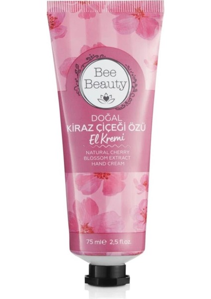 Doğal Kiraz Çiçeği Özü El Kremi 75 ml