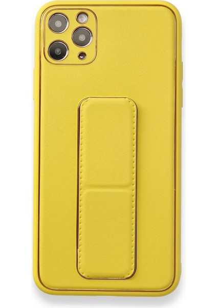 Apple iPhone 11 Pro Max Kılıf Coco Deri Standlı Kapak