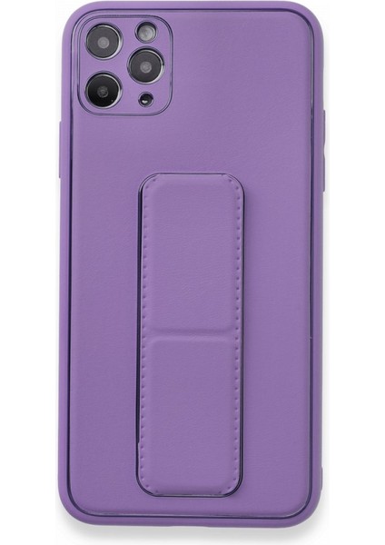 Apple iPhone 11 Pro Max Kılıf Coco Deri Standlı Kapak