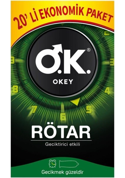 Rötar Li Ekonomik 20'li Prezervatif fiyatları