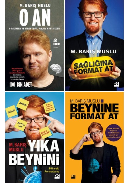 O An - Sağlığına Format At - Beynine Format At - Yıka Beynini - 4 Kitap - Barış Muslu