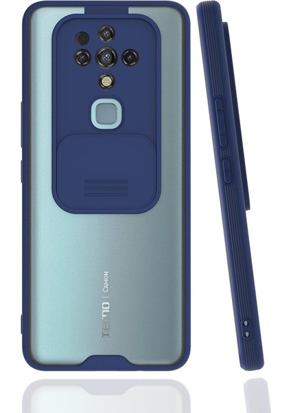 Tecno Camon 16 Kılıf Platin Kamera Koruma Silikon