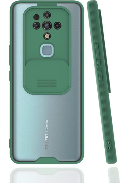 Tecno Camon 16 Kılıf Platin Kamera Koruma Silikon