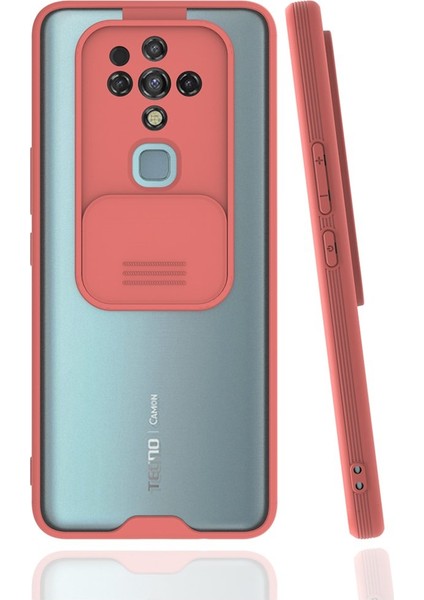 Tecno Camon 16 Kılıf Platin Kamera Koruma Silikon