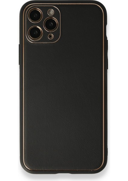 Apple iPhone 11 Pro Max Kılıf Coco Deri Silikon Kapak
