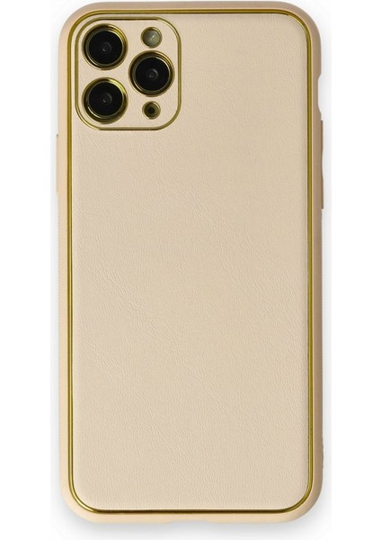 Apple iPhone 11 Pro Max Kılıf Coco Deri Silikon Kapak