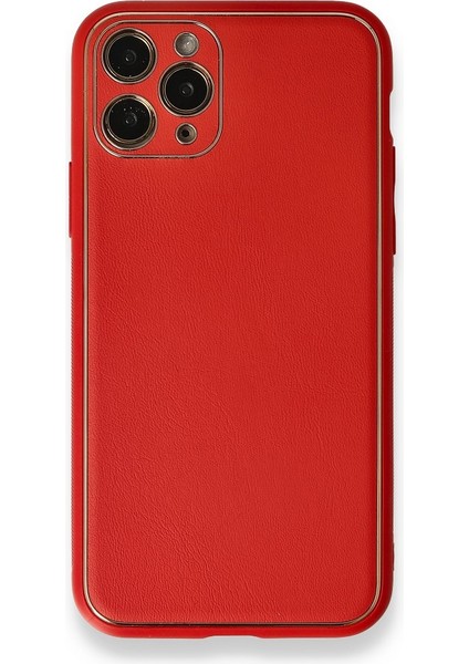 Apple iPhone 11 Pro Max Kılıf Coco Deri Silikon Kapak
