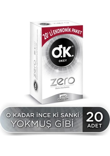 Zero Prezervatif 20'li