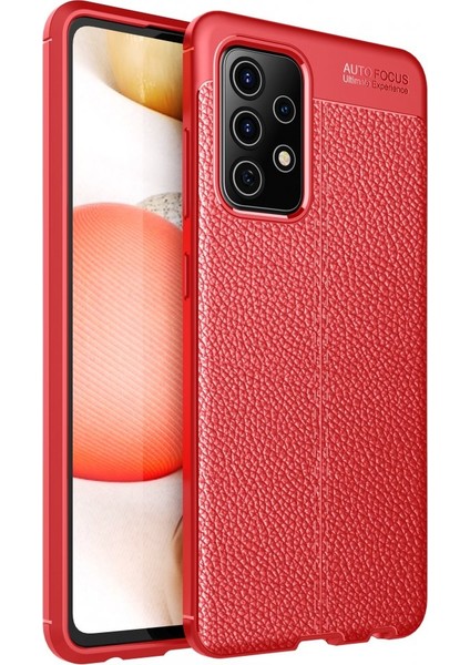 Samsung Galaxy A72 Kılıf Focus Derili Silikon