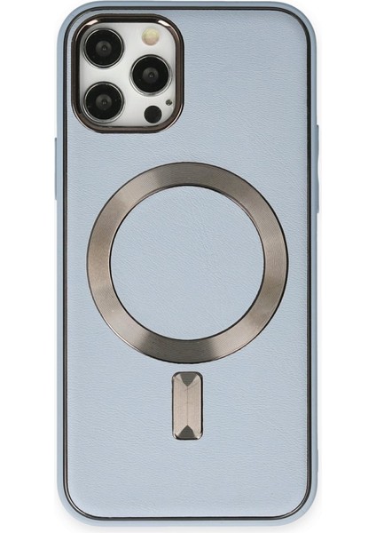 Apple iPhone 12 Pro Max Kılıf Coco Deri Magneticsafe Silikon