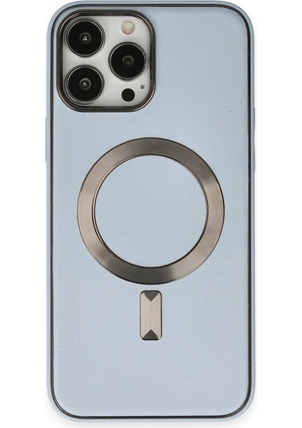 Apple iPhone 13 Pro Max Kılıf Coco Deri Magneticsafe Silikon