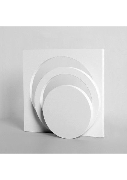 Hollow Kare Halka Yuvarlak Çokgen Kamera Sahne (Yurt Dışından)