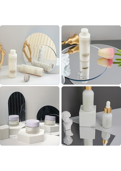 5 Adet Akrilik Ayna Reflektör, Renk: Altıgen 10CM (Yurt Dışından) indirimleri