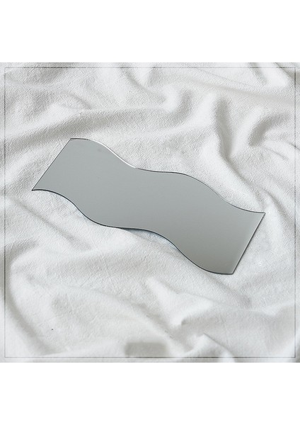 5 Adet Akrilik Ayna Reflektör, Renk: S-Şekilli 8.5X21 cm (Yurt Dışından)