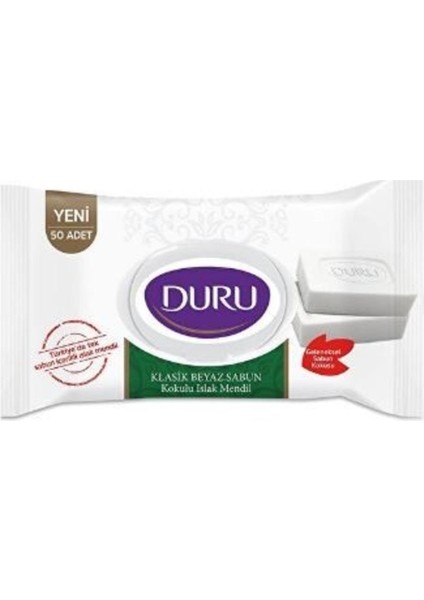 Islak Mendil 50 'li Sabun Koku 'lu 8690506521622