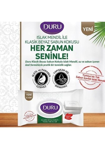 Islak Mendil 50 'li Sabun Koku 'lu 8690506521622 fiyatları