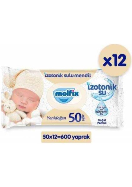 Yenidoğan Islak Mendil 12LI Paket