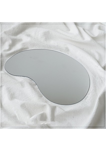 5 Adet Akrilik Ayna Reflektör, Renk: Fasulye Şekli 18X26CM (Yurt Dışından)