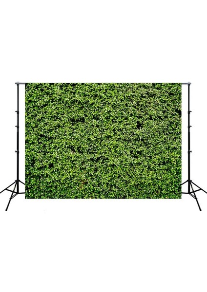 2.1m x 1.5m Yeşil Yaprakları Doğum Günü Arka Plan Bezi (Yurt Dışından)