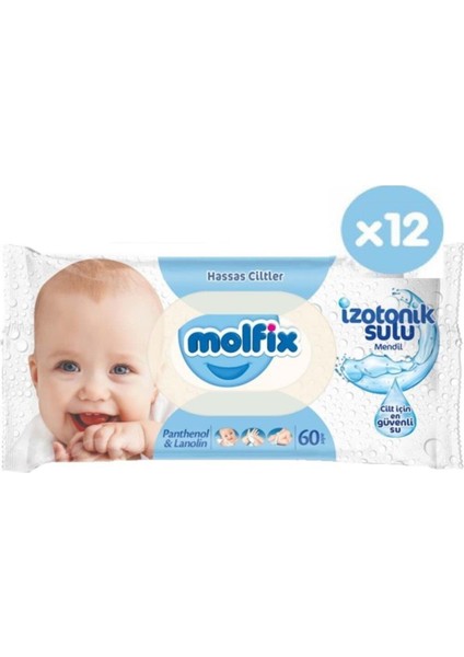 Hassas Ciltler Için Islak Mendil 60X12 720 Adet