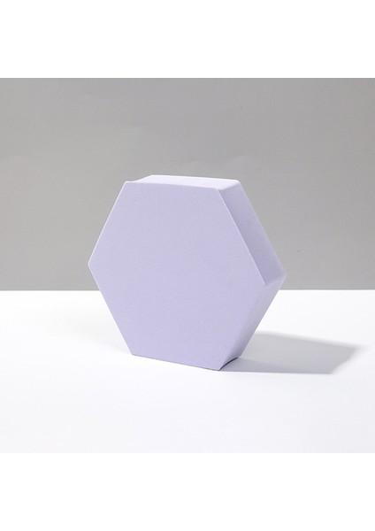 8 Adet Fotoğraf Sahne, Renk: Küçük Mor Altıgen (Yurt Dışından)