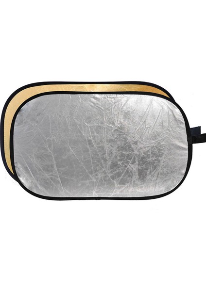 60 x 90CM 2 In 1 Gold / Silver Oval Folding Reflector Board (Yurt Dışından) modelleri