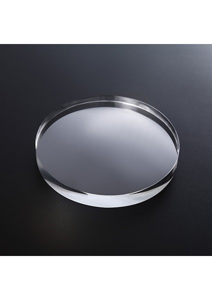 2 Adet Yuvarlak 8x1.5cm Akrilik Geometrik Fotoğraf Sahne (Yurt Dışından)