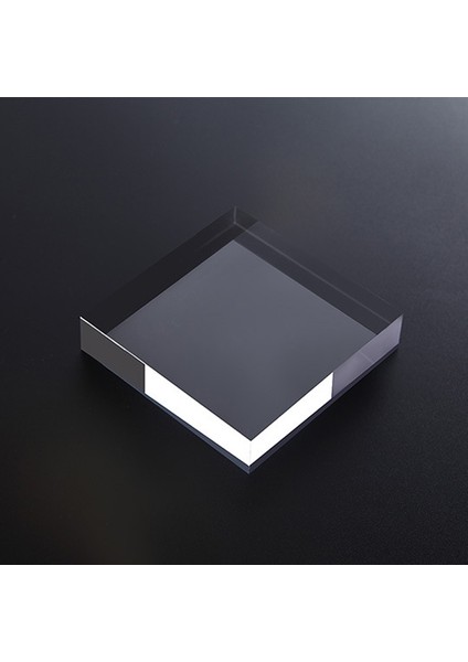 2 Adet Kare 8X8X1.5CM Akrilik Geometrik Fotoğraf Sahne (Yurt Dışından)