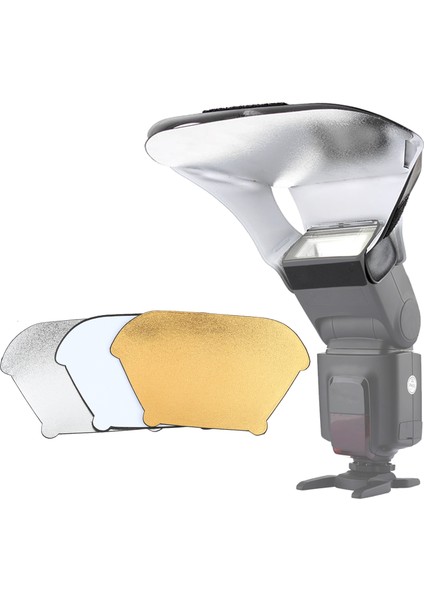 Fb-20 Kamera Üst Flaş Işık Odak Flash Difüzör (Siyah) (Yurt Dışından)