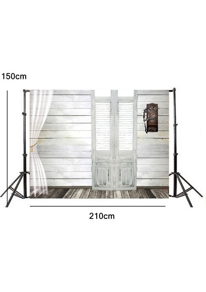 2,1 M x 1.5m 3D Fotoğraf Stüdyosu Arkaplan Bezi (Yurt Dışından)
