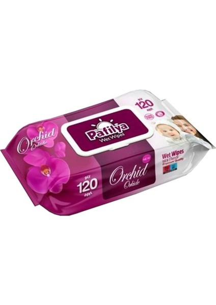Islak Havlu Mendil 120 Yaprak Karma 3 Lü Set (Zeytin-Papatya-Orkide) 360 Yaprak fırsatları