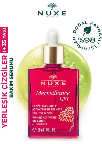 Merveillance Lift Firming Sıkılaştırıcı Aktifleştirici Doğal Cilt Serumu 30 ml Cılt Serumu 3264680024771 fırsatları