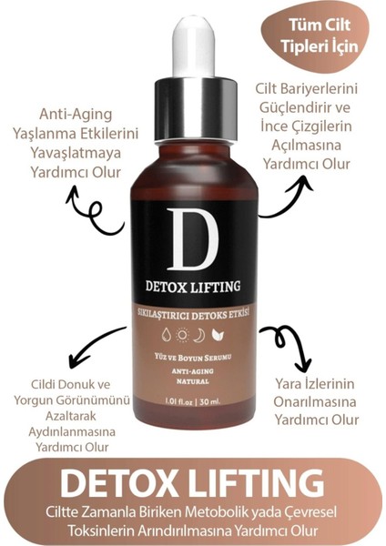 Detoks Lifting Serum (Sıkılaştıcı ve Toparlayıcı) Karşıtı