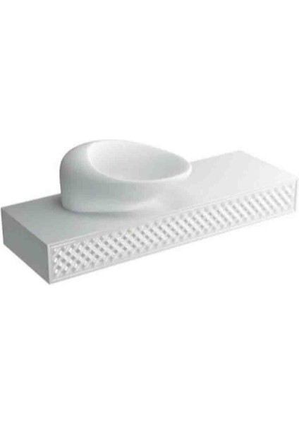 Vitra Freedom Tezgah Üstü Lavabo 59 cm - Beyaz - 4408B403-0016