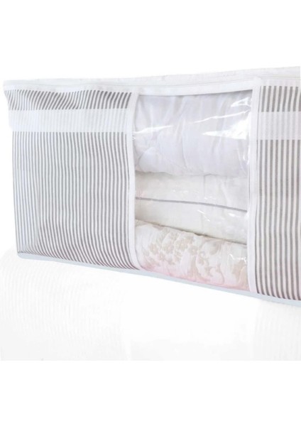 Bevadecoration Pencereli Yastık Yorgan Hurcu Gri 75*40*40 cm 4 Adet fiyatları