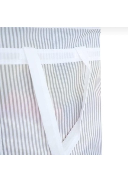 Bevadecoration Pencereli Yastık Yorgan Hurcu Gri 75*40*40 cm 4 Adet modelleri