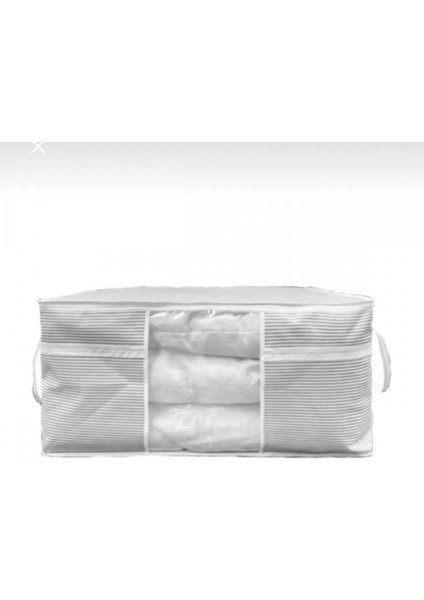 Bevadecoration Pencereli Yastık Yorgan Hurcu Gri 75*40*40 cm 4 Adet fırsatları