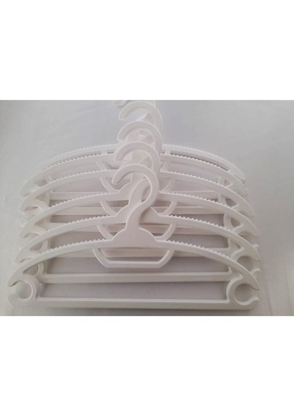 Çocuk Kıy Askısı Lily Bebek Kıy Askısı 12 Adet Beyaz FMA889977