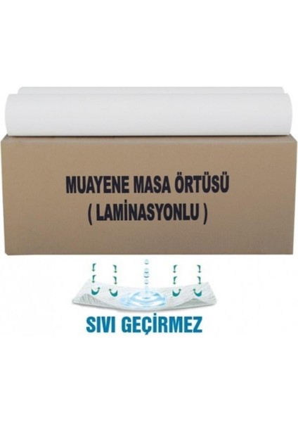 Fast-Med Muayene Masa Sedye Örtüsü Lamineli 50 mt 20 Adet
