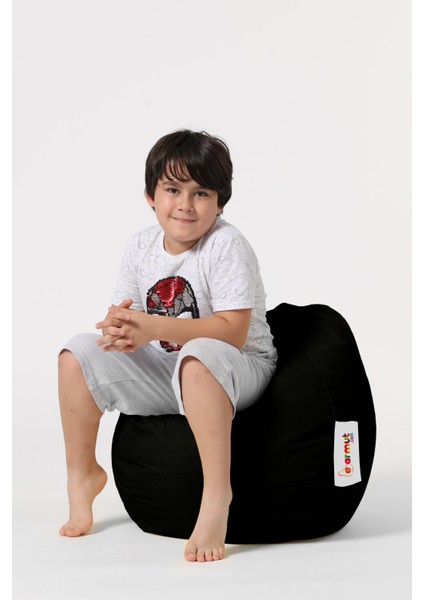 Premium Çocuk Armut Koltuk Siyah modelleri